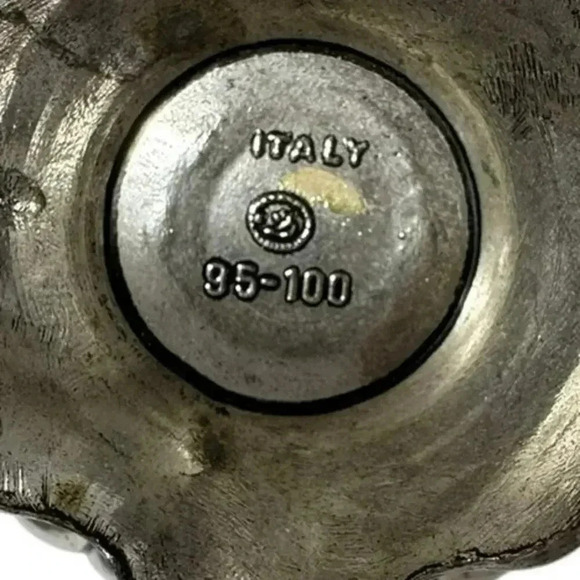 PELTRATO Silver Plated Ewer Pitcher Made In Italy 95-100 Footed Ornate - Picture 7 of 9